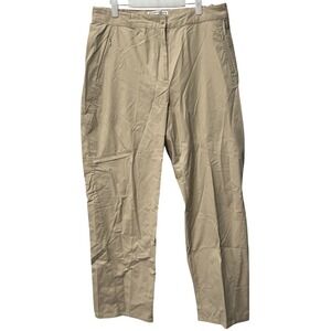 Magellan's Pants Womens 16 Khaki Travel Gear Straight Leg Stretch Outdoor‎ WP016